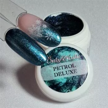 Farbgel Petrol Deluxe Gelnails Muster